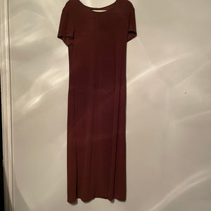 ‘Briar’ Brown Lightweight Knit Midi Dress (L/XL)