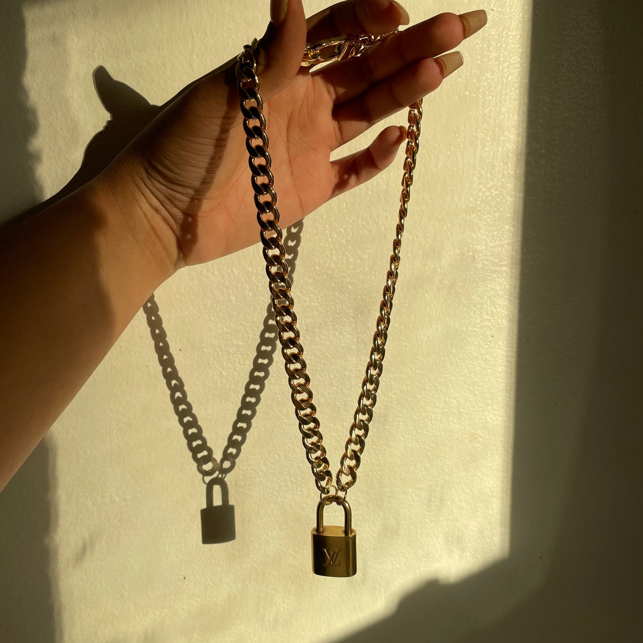 Rework Vintage Louis Vuitton Lock on Necklace (No Key), Relic the Label