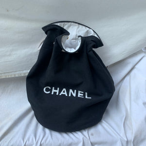 Chanel Black Drawstring Backpack - Shop Vanilla Vintage