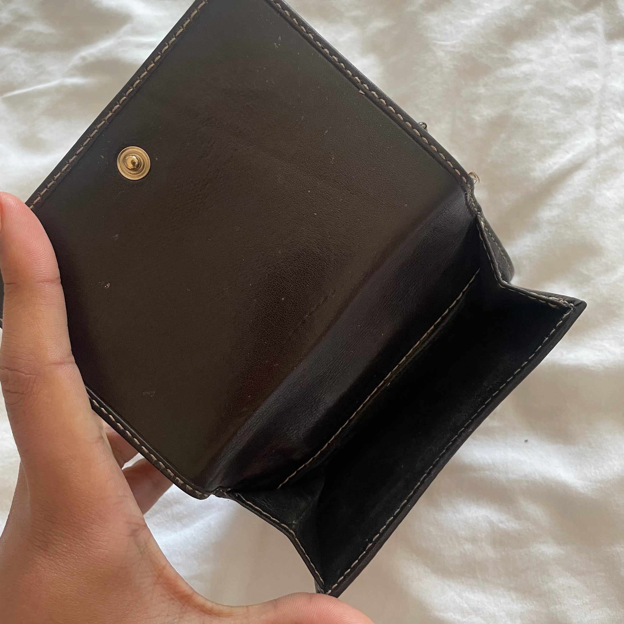 Louis Vuitton bifold wallet epi vanilla Louis Vuitton bifold wallet