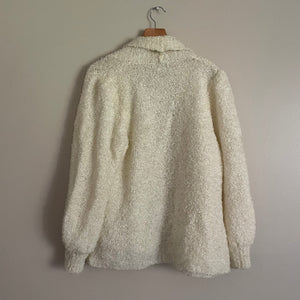‘Melanie’ Ivory Open Front Knit Sweater (S-L)