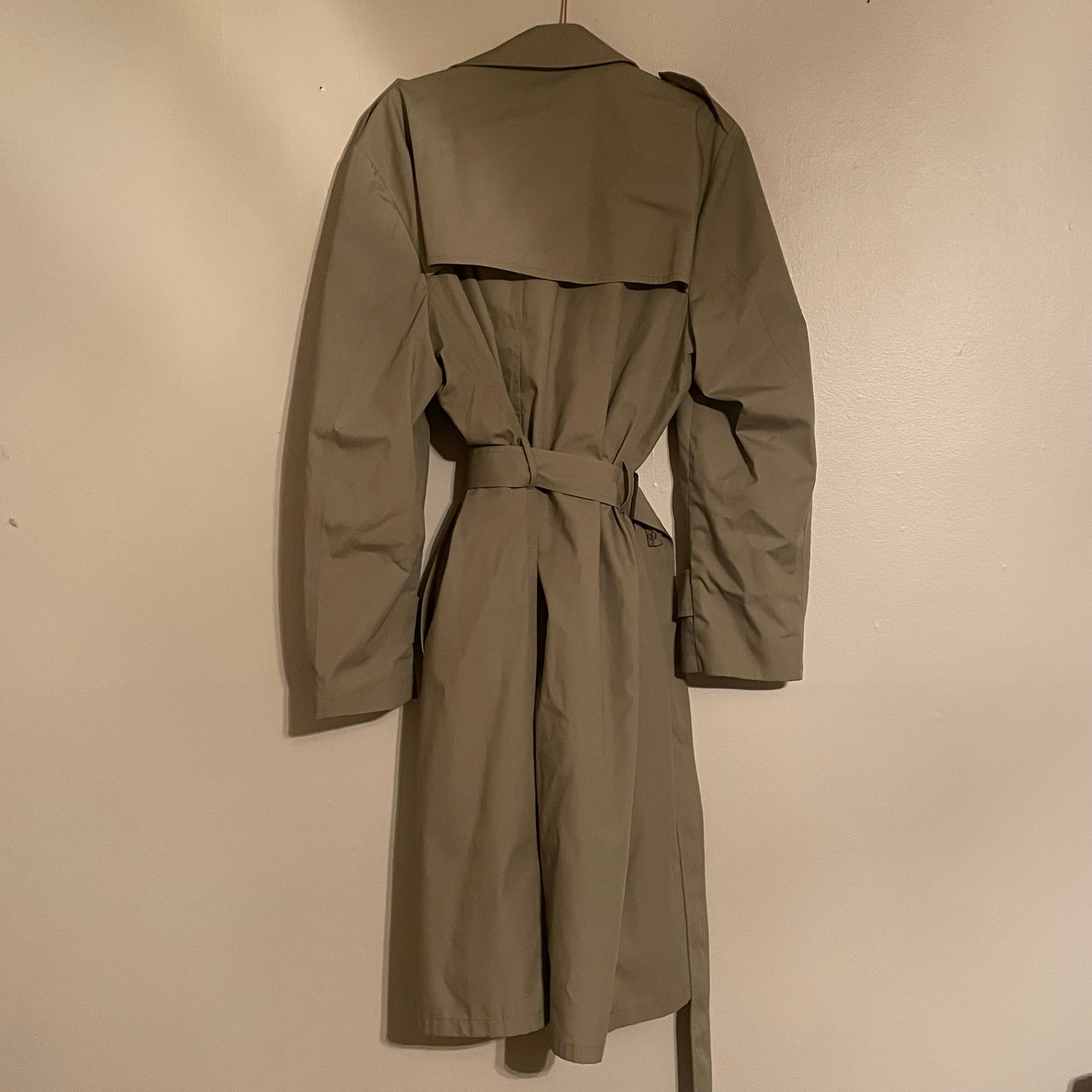 ‘Carolyn’ Belted Double-Breasted Trench Coat (L-XXL)
