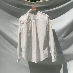'Niamh' Pearl Button Embroidered Blouse (M/L) - Shop Vanilla Vintage
