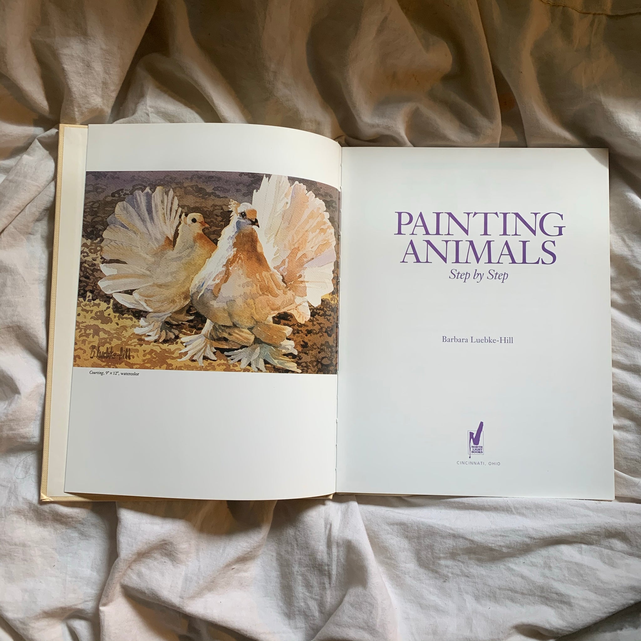 Vintage Coffee Table Book - "Painting Animals Step-By-Step" (1992) - Shop Vanilla Vintage