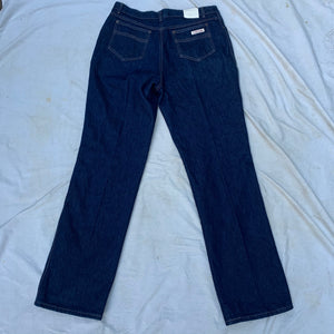Vintage 70s Calvin Klein Dark Wash Straight Leg Jeans (12/14) (NWT)