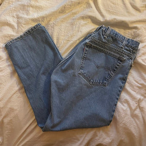 Reworked Elastic Waist Levi’s Boyfriend Jeans (Sz 10/12)