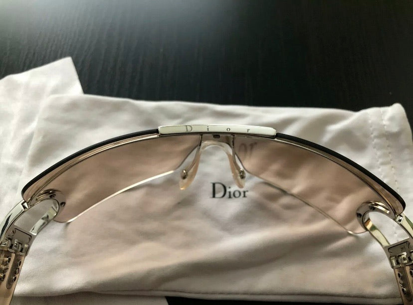 Authentic Dior Airspeed Shield Sunglasses - Shop Vanilla Vintage