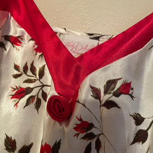 ‘Brynn’ Rose Floral Nightie Slip Dress (L/XL)