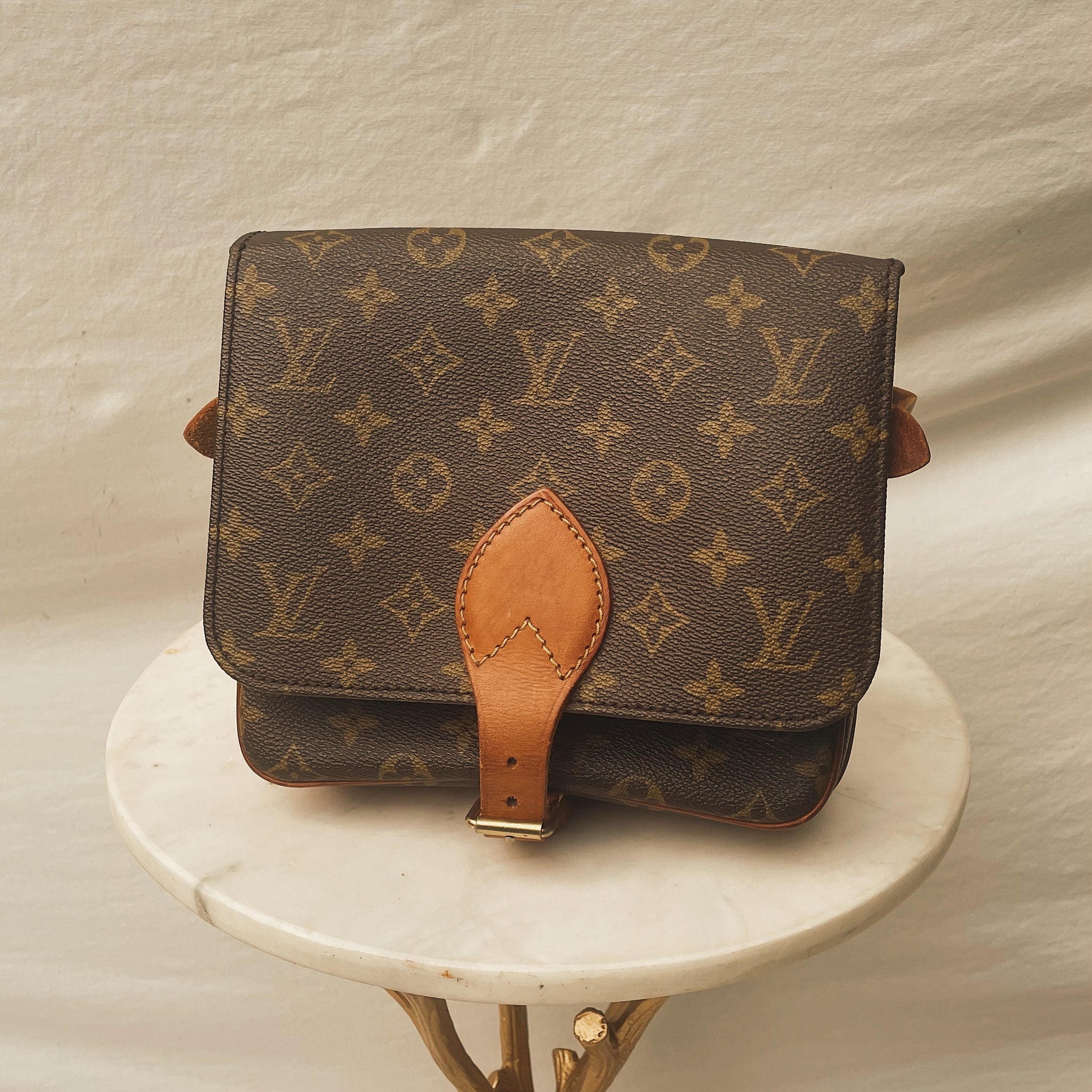 Authentic Louis Vuitton Cartouchiere Monogram Bag 