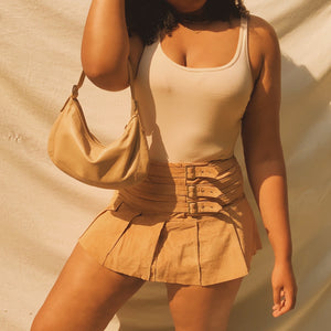 Kim' Lace-Up Corset Skirt (L)