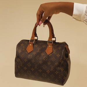 Authentic Louis Vuitton Speedy Satchel Monogram Bag LV Handbag Vintage