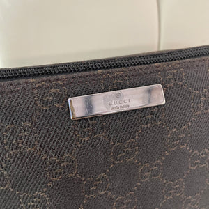 Gucci GG Canvas Boat Pochette - Brown Mini Bags, Handbags - GUC885018