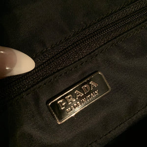 Authentic PRADA Mini Nylon Shopper Tote Bag (Black)